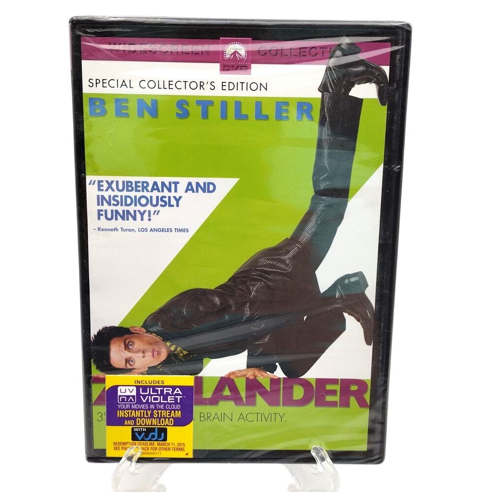 Zoolander DVD Widescreen Special Collector's Edition New Sealed Ben Stiller